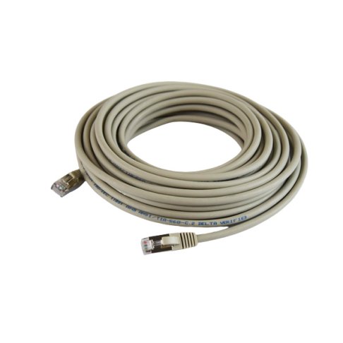 Cordon Ethernet RJ45 - Catégorie 6A - Blindé S/FTP - Gaine LSZH gris - 10m