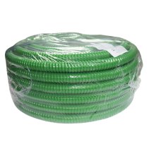 Gaine spiralée fendue verte PVC pour câbles optiques – Diamètre 23 mm – Bobine de 30 mètres - COMMANDE PAR TRANCHES DE 30 M (px/m)