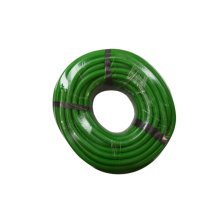 Gaine spiralée fendue verte LSZH pour câbles optiques – 17 mm de diamètre – COMMANDE PAR TRANCHES DE 50 M (px/m)