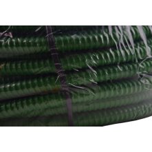 Gaine spiralée fendue verte PVC pour câbles optiques – 12 mm de diamètre – COMMANDE PAR TRANCHES DE 30 M (px/m)