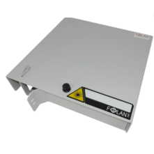 Coffret de raccordement QINA 12SC -1 cassette- 3Raccords LCD/6Pigtails LC - Fibre monomode