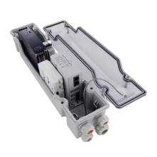 Boîtier SEALBOX IP68 PoE 2x35W - Couvercle Transparent - Équipé
