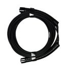 Câble distribution préconnectorisé outdoor FTTA - 2FO monomodes G657A2 - LC-duplex/LC-duplex – Brins retubés en 35 cm - 30m