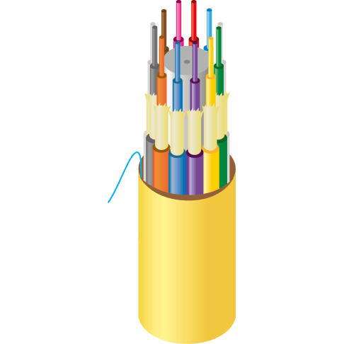 Cable Optique 24 FO armé MONOMODE (SM) G652D - BABAYAMA Fibres Optiques et  FTTH Location Vente