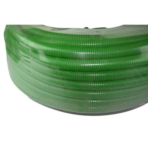 Gaine spiralée fendue verte LSZH pour câbles optiques – 17 mm de