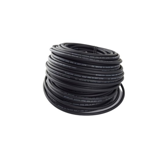 Cordon Ethernet RJ45 - Catégorie 6A - Intérieur/extérieur - Blindé S/FTP -  Gaine LSZH noir - 50m