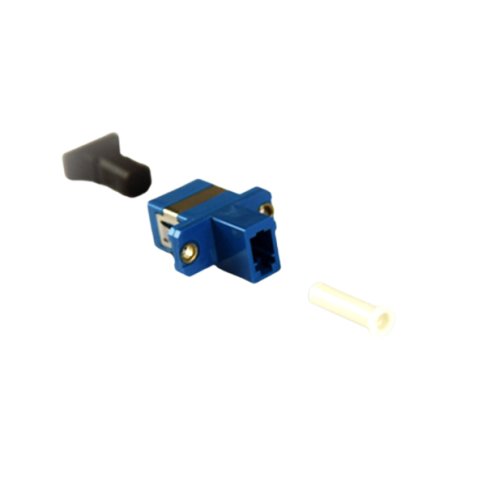 ECSiNG Adaptateur Fibre Optique Monomode 9/125 SM SC Mâle vers LC Femelle  Convertisseur Fibre Optique Hybride pour Réseau Ethernet et Équipement de